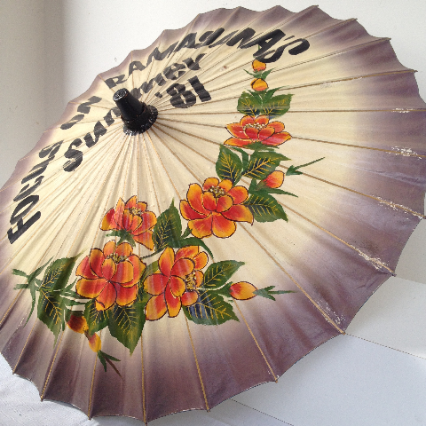 UMBRELLA, Asian - Floral 